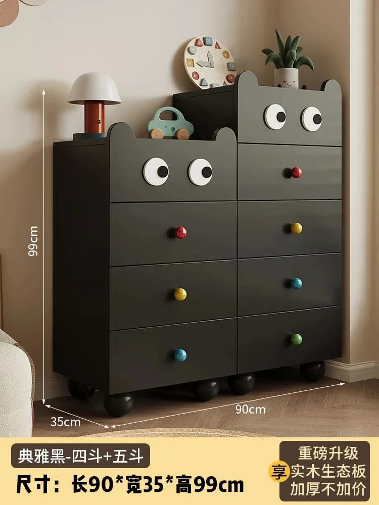 solid wood chest bedside chest bedroom bedside table living room locker sofa side cabinet storage cabinet