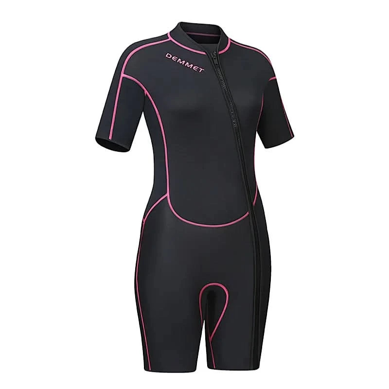 Taucher-Neoprenanzug 1,5-3 mm, einteilig, Neopren, Herren und Damen, Ganzkörper-Neoprenanzug, Sonnenschutz, warm, Badeanzug, Schwimmen, Surfen, Schnorcheln