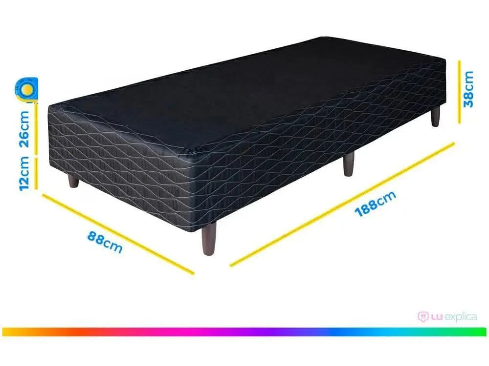 UMAFLEX Einzelbett-Boxuntergestell 88x38x188cm