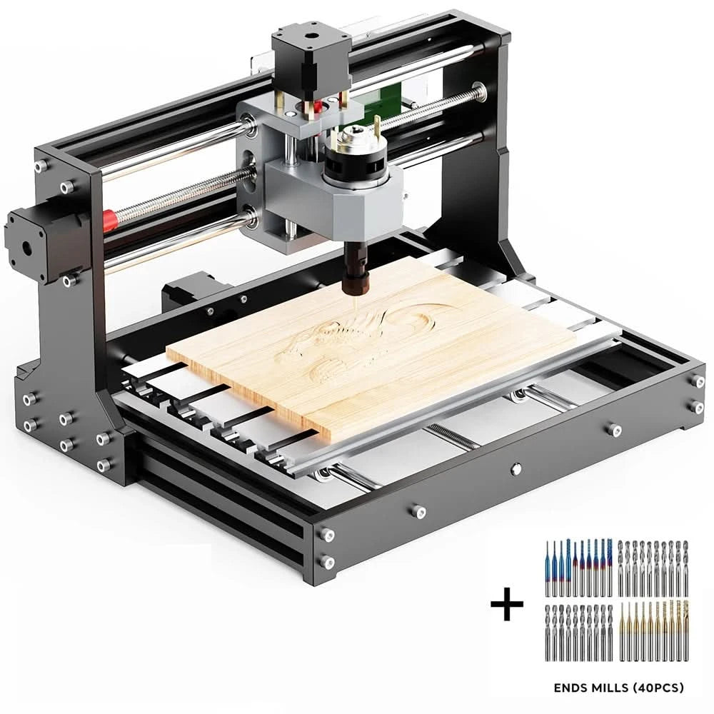 Twotrees TTC3018 CNC-Fräsmaschine Lasergraviermaschine CNC-Router DIY-Werkzeug Metall Kunststoff Acryl PVC Holzplatte GRBL