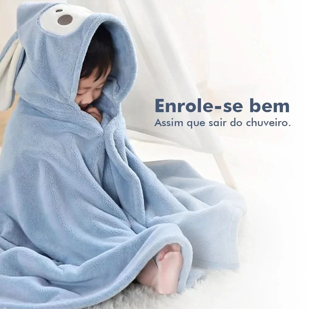 Kapuzen-Babyhandtuch für Neugeborene mit Ohren für Jungen und Mädchen 138*68cm --RISOVIT FTB0632