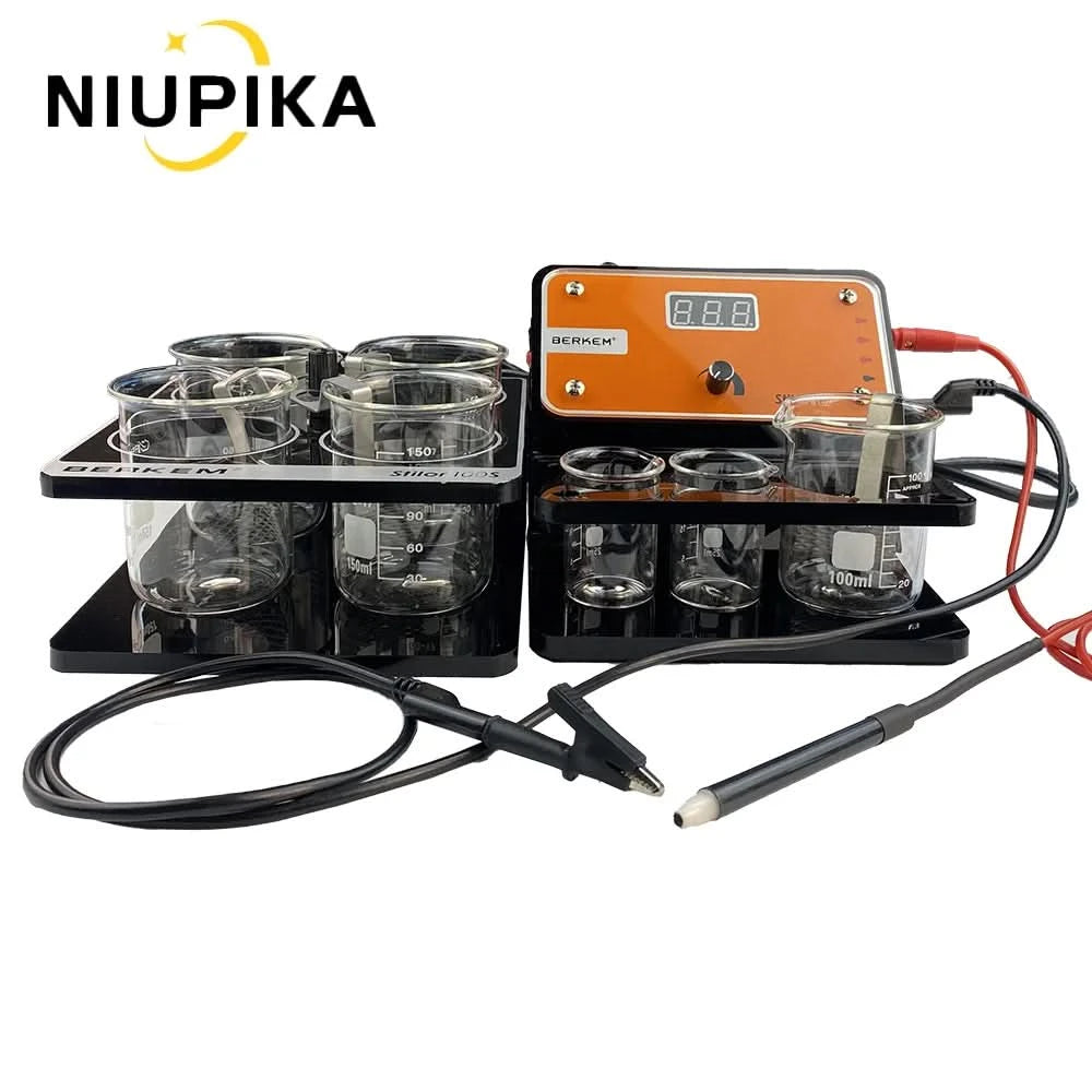 NIUPIKA 110V/220V Galvanisiermaschine zum Vergolden, Versilbern und Verkupfern, dekoratives DIY-Schmuckherstellungs-Werkzeug