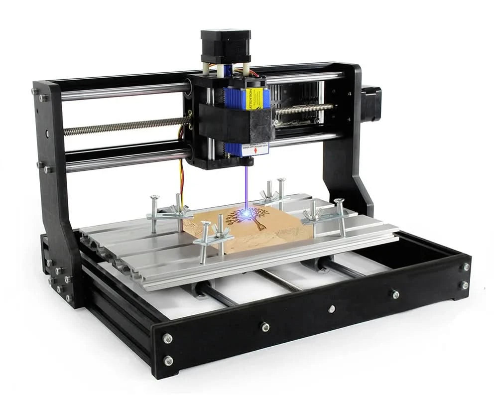 【EU US BZ】DIY Mini 1610 Pro 3 Axis CNC Laser Router Milling Woodworking Machine + Offline controller
