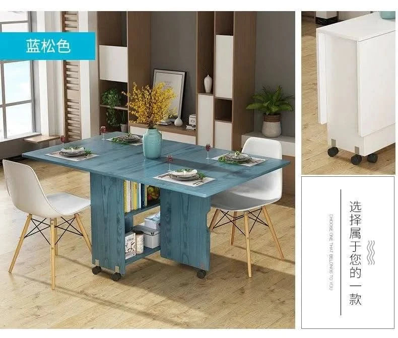Quality Senior Dining Tables Modern Minimalist Foldable Rectangle Kitchen Table Sets Style Dining Room Furniture Esstisch