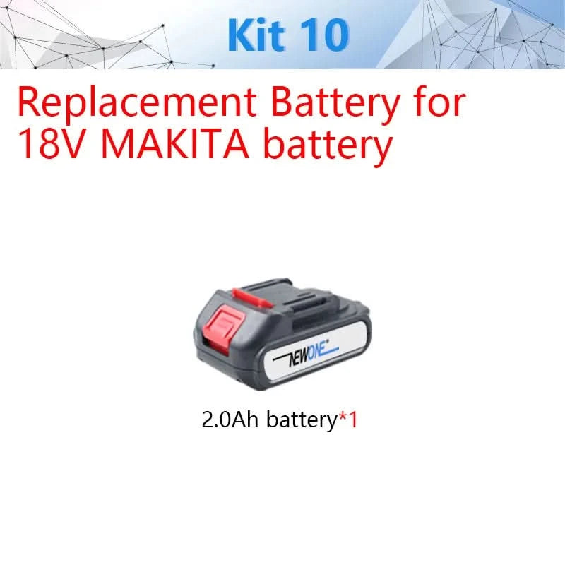 Akku-Antivibrations-Multifunktionswerkzeug Elektrowerkzeug Renovierung Multifunktionsmaschine für Makita 18V Akku