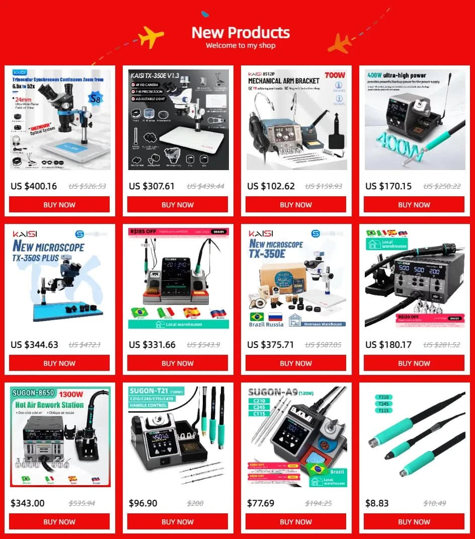 SUGON 8650pro 1300W Heißluft-Nacharbeitsstation 3-Modus Digitalanzeige Intelligente BGA-Nacharbeitsstation für BGA-Leiterplattenchip-Reparaturwerkzeug