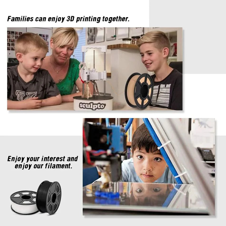 SUNLU 3D Filament PLA/PLA META/PETG/ABS/TPU/PLA MATTE 1.75mm 10 Rollen 1KG/0.5KG 3D-Drucker-Filament für 3D-Drucker