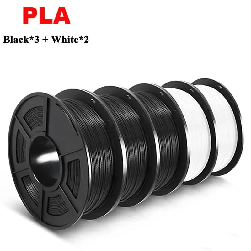 SUNLU 5KG 3D Filament High Speed PLA/PLA META/APLA/PLA MATTE 1.75mm 5Roll 1KG 3D Printer Filament for 3D Printer