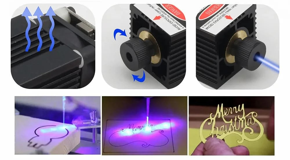 【EU US BZ】DIY Mini 1610 Pro 3 Axis CNC Laser Router Milling Woodworking Machine + Offline controller