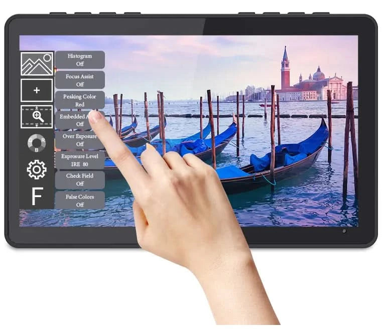 FEELWORLD F5 Pro V4 6 Zoll DSLR-Kamera-Feldmonitor Touchscreen 3D LUT FHD1920 1080 4K HDMI Video Fokusassistent für Gimbal