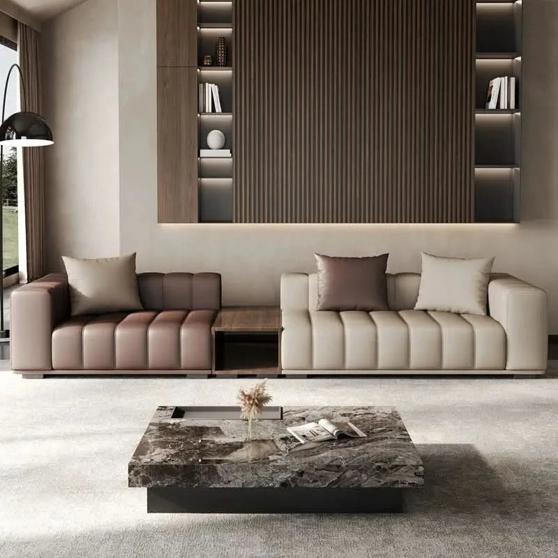 European Designer Living Room Sofas Narrow Dark Modern Boneless Living Room Sofas Corner Curved Woonkamerbanken Furniture Home
