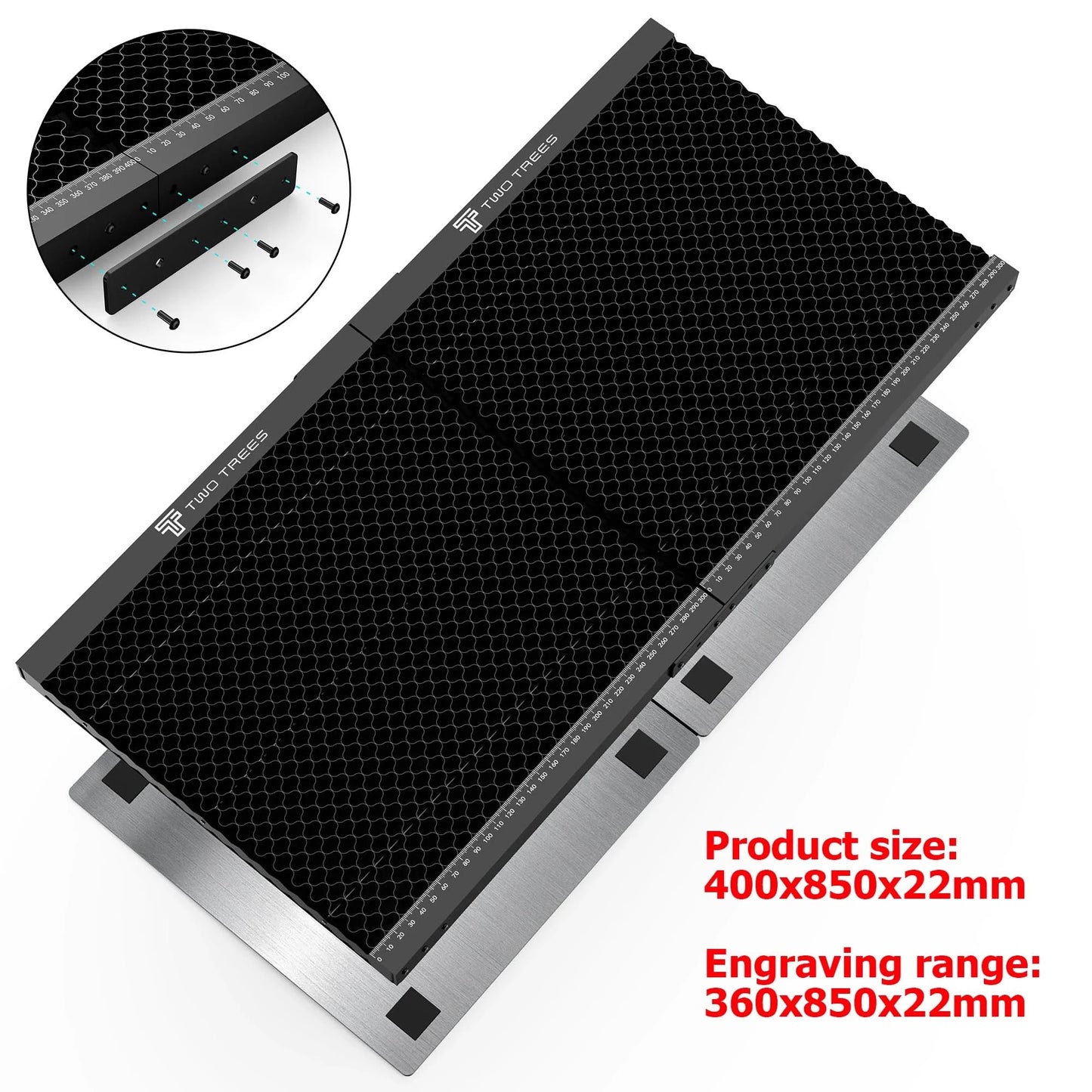 TWO TREES 2 in1 Spliceable Honeycomb Working Table Extra large carving area Honeycomb laser cutting bed laser machine honeycomb