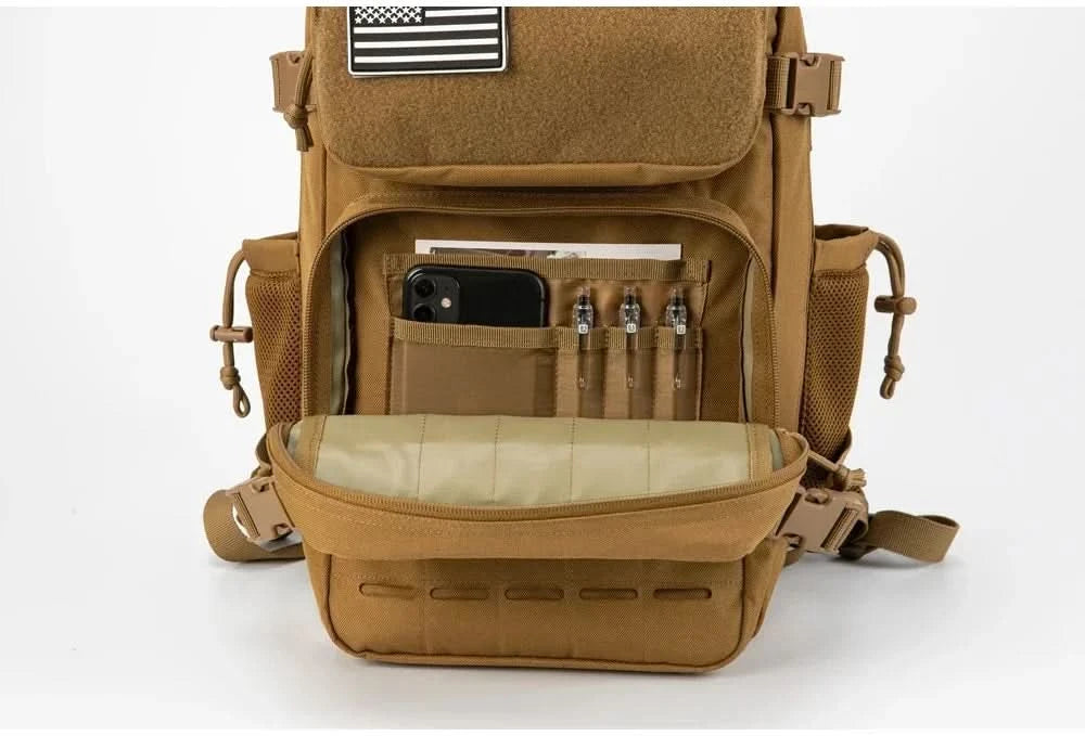 25L/45L Taktische Rucksäcke für Herren und Damen, Outdoor-Aktivitäten, kleine Schulrucksäcke mit Wasserflaschenhalter