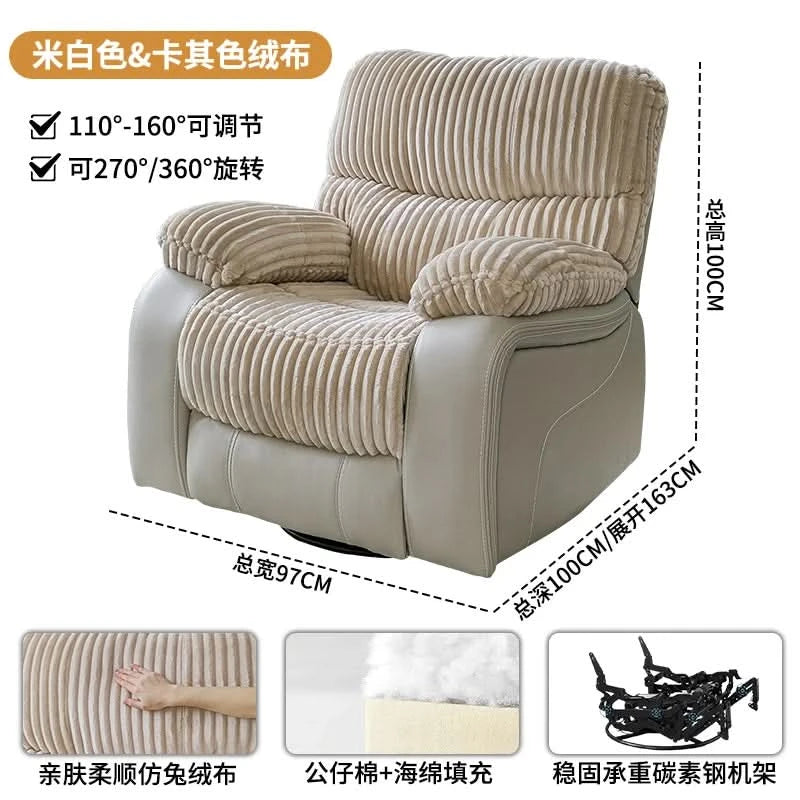 Lounge Recliner Living Room Sofa Game Cushion Relax Cinema Sofa Comfortable Minimalist Divani Da Soggiorno Home Furniture