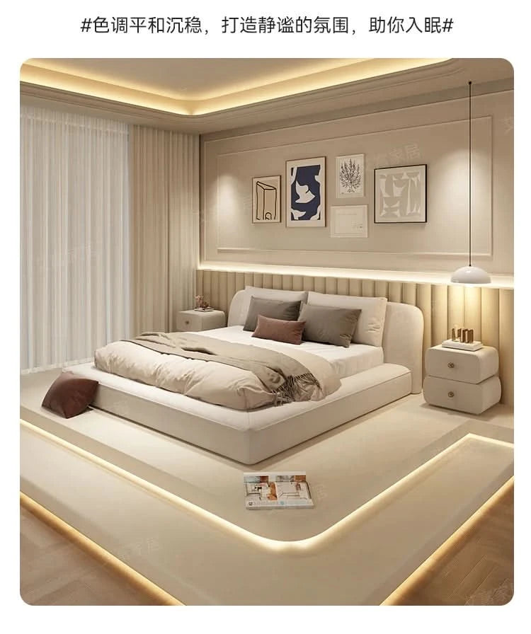 Queen Size Marriage Bed Modern Minimalist Multifunctional Bedroom Bed Storage Space Camas De Casal De Luxo Home Furniture