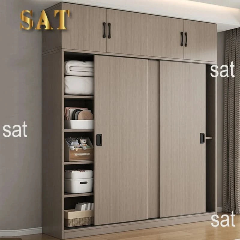 ZEco White Design Kleiderschränke Organizer Schiebetür Schlafzimmer Schrank Kleiderschränke Aufbewahrungsregal Armoires De Chambre MöbelZ