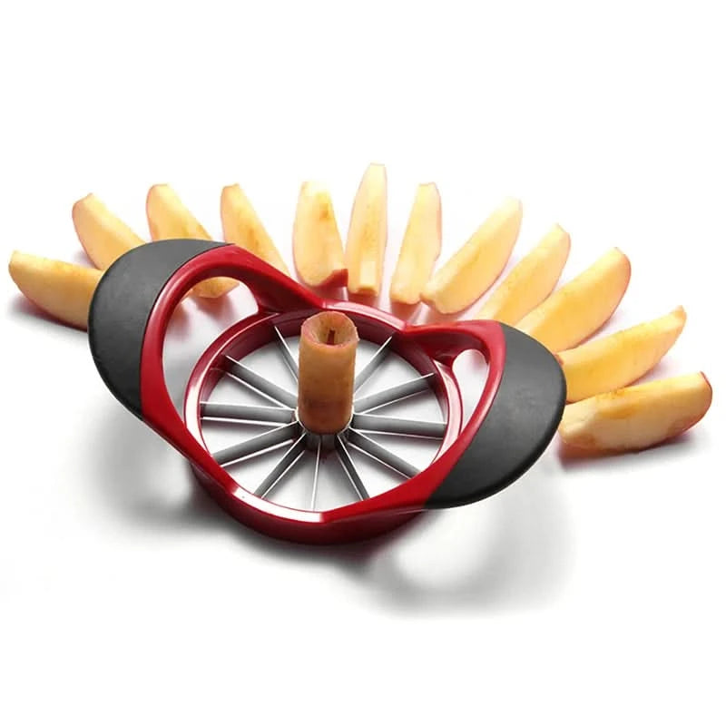 Upgrade Apple Slicer Fruit Cutter Stainless Steel Apple Knife Multifunctional Corer Kitchen Easy To Use Tool Peeler Apple Slicer