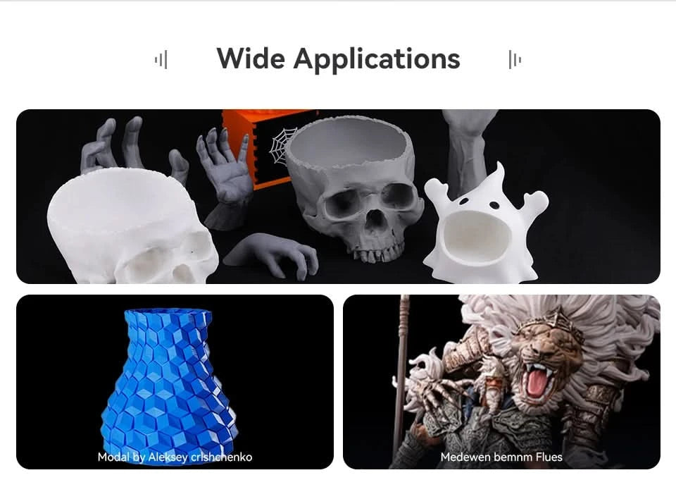 ELEGOO 3D Printer Rapid Resin LCD UV-Curing Resin 405nm Standard Photopolymer Resin for LCD 3D Printing 1000g Grey