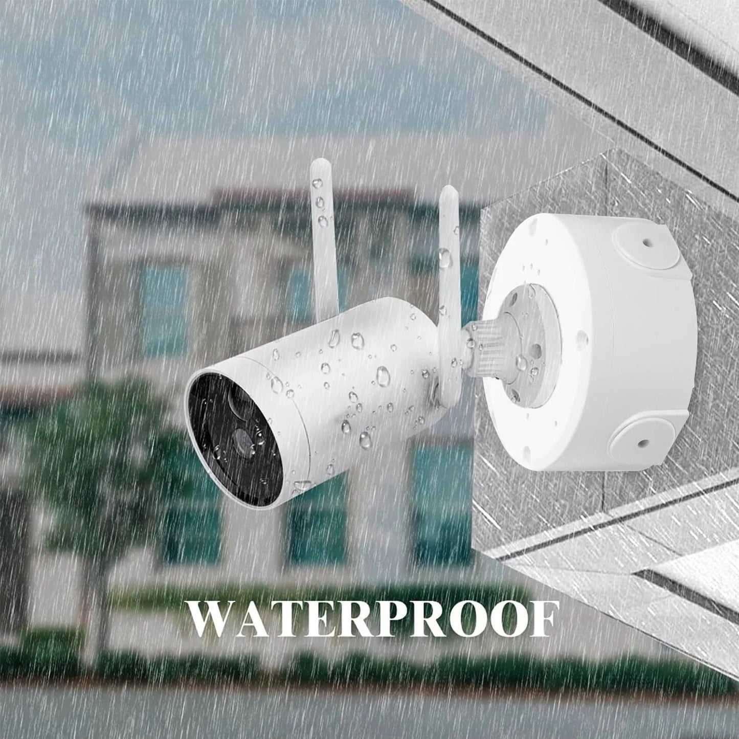 4Pcs Security Camera Junction Box Reusable Camera Cable Hide Box Outdoor Camera Accessory