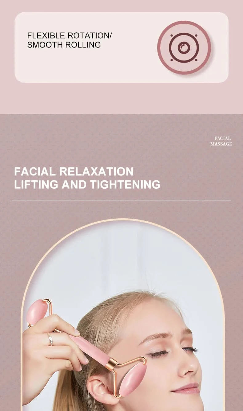 Gesichts-, Hals- und Augenroller aus Harz für die Gesichtsmassage, Instrument für die Gesundheitspflege, Schabebrett, Muskel-Schönheitspflegewerkzeuge