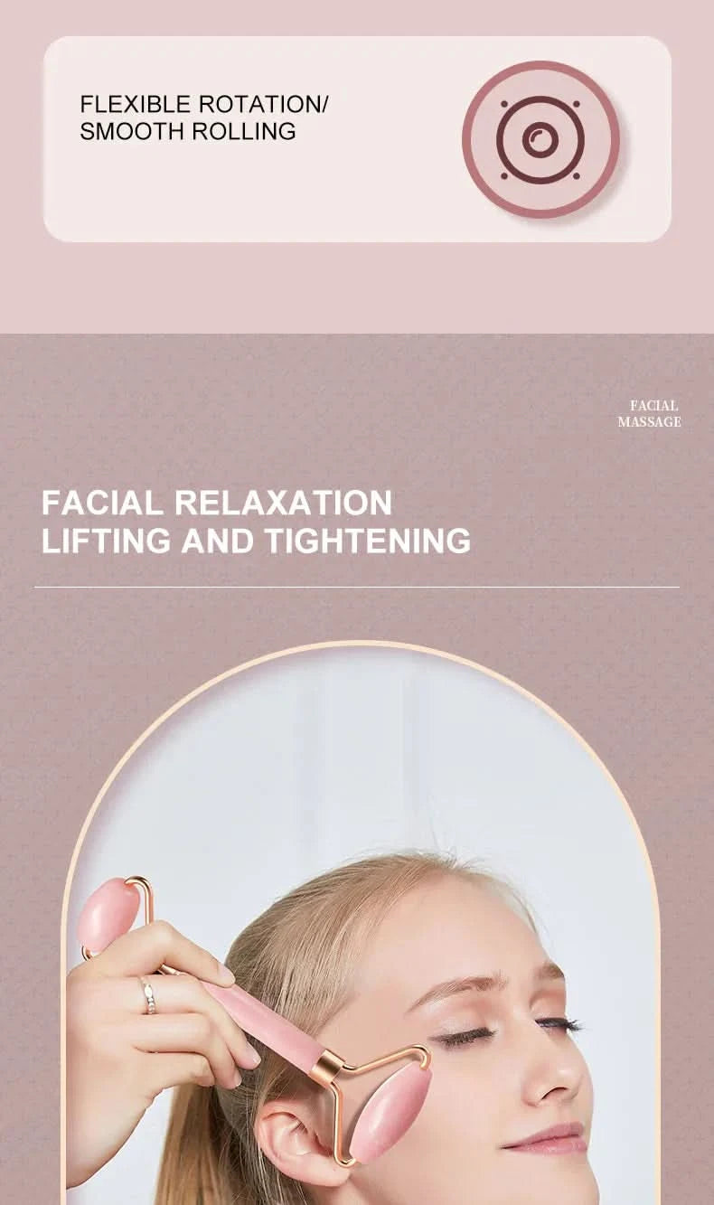 Gesichtsmassageroller aus Harz für Gesicht, Hals und Augen