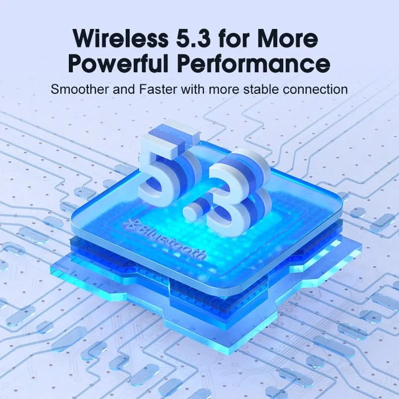 QCY T13 ANC Wireless Earbuds Bluetooth 5.3 TWS ANC Geräuschunterdrückung Kopfhörer 4 Mikrofone ENC Headset In-Ear Freisprech-Ohrhörer