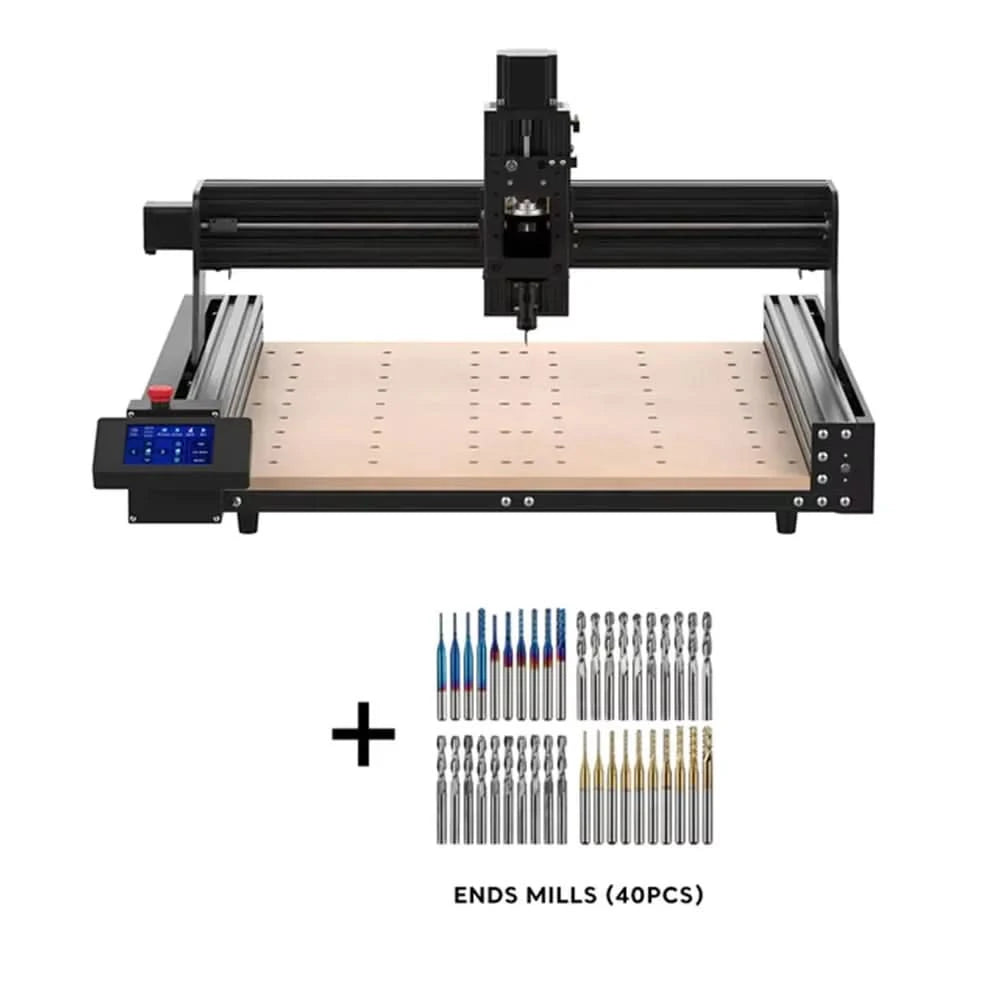 Twotrees TTC450 CNC Engraving Machine 80W CNC Module PCB Wood Milling Cutting Machine Laser Carving Cutter GRBL Control ER11