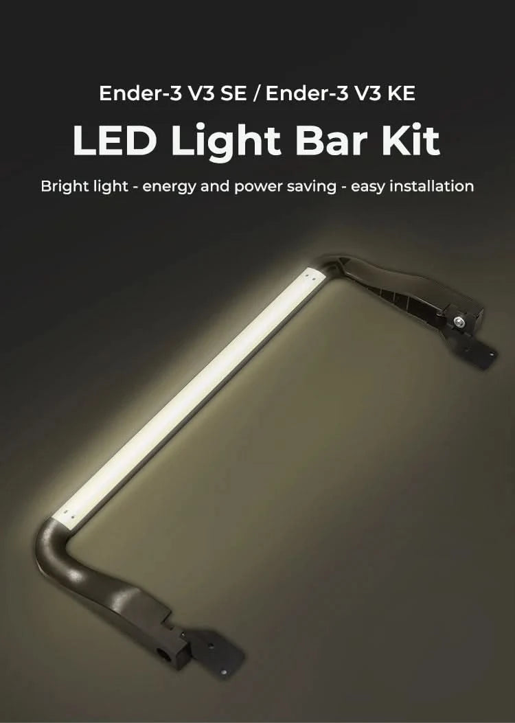 Creality Original Ender-3 V3 SE/KE LED-Lichtleiste Helles Licht Energie- und Stromsparend Einfache Installation