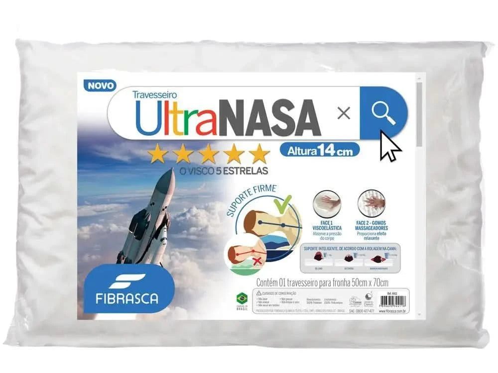 Nasa Fibrasca Visco-Kopfkissen – Ultra doppelseitig