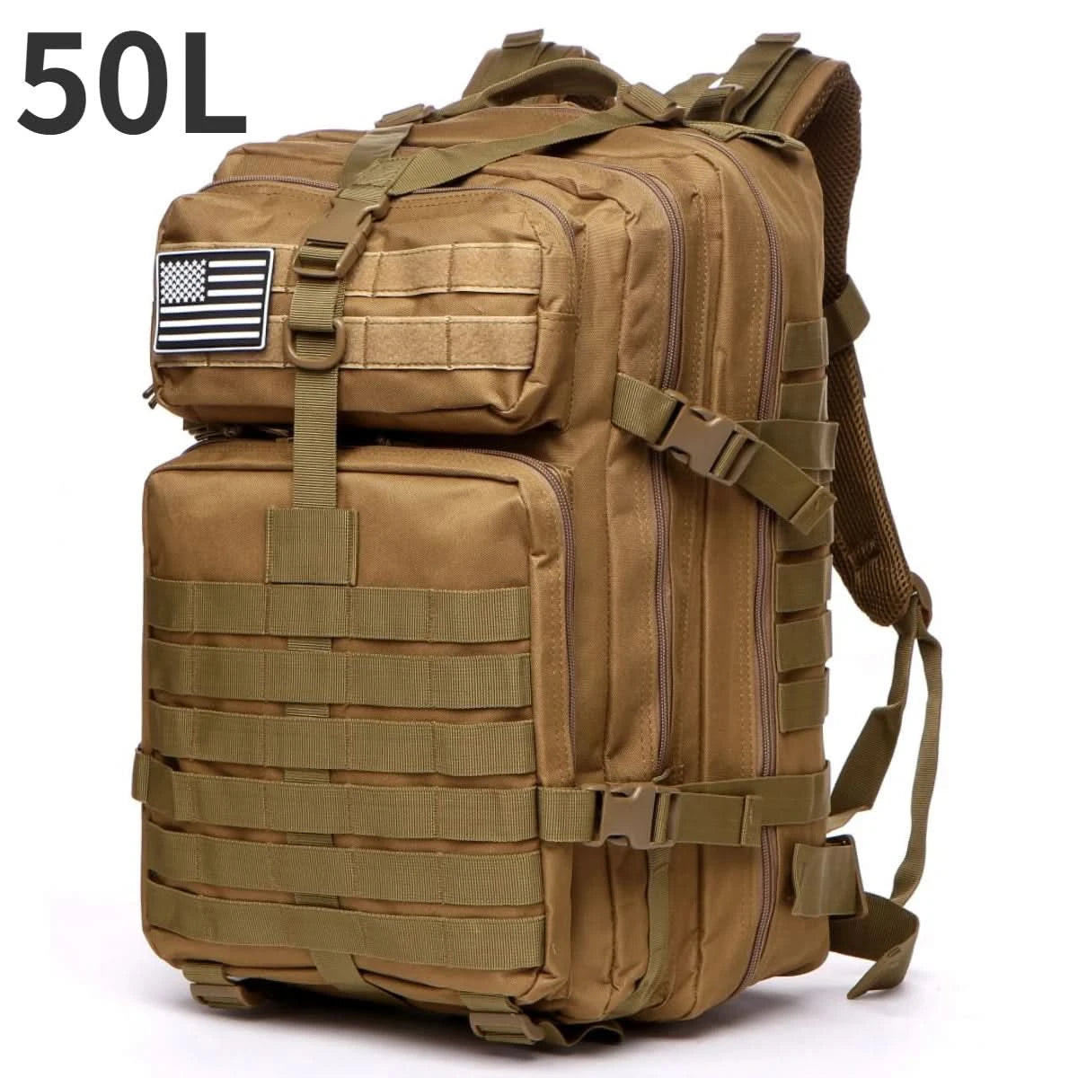 30L/50L 1000D Nylon Wasserdichter Rucksack Outdoor-Rucksäcke Taktischer Sport Camping Wandern Trekking Angeln Jagdtasche