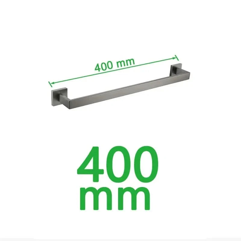 Gunmetal Stainless Steel Bathroom Accessorie Hardware Towel Rack,Toilet Paper Holder, Robe Hook, Towel Bar