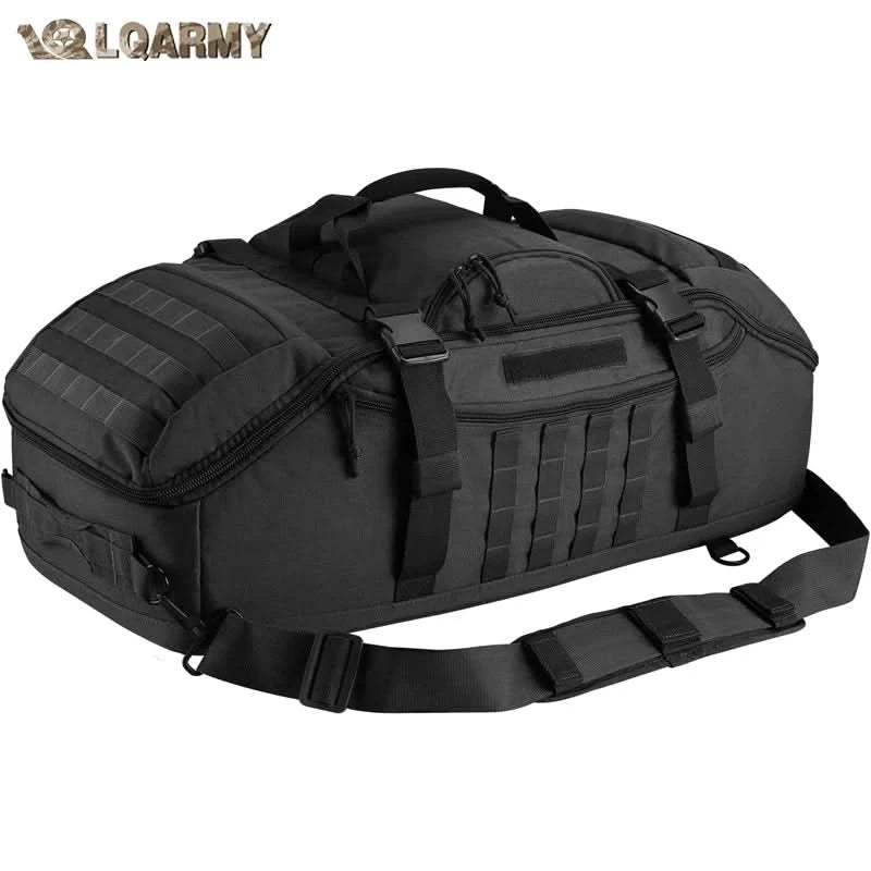 LQARMY 30L 45L 80L Sport-Reisetasche Molle Taktischer Rucksack Fitnessstudio-Sporttasche Große Seesäcke für Camping Jagd Angeln