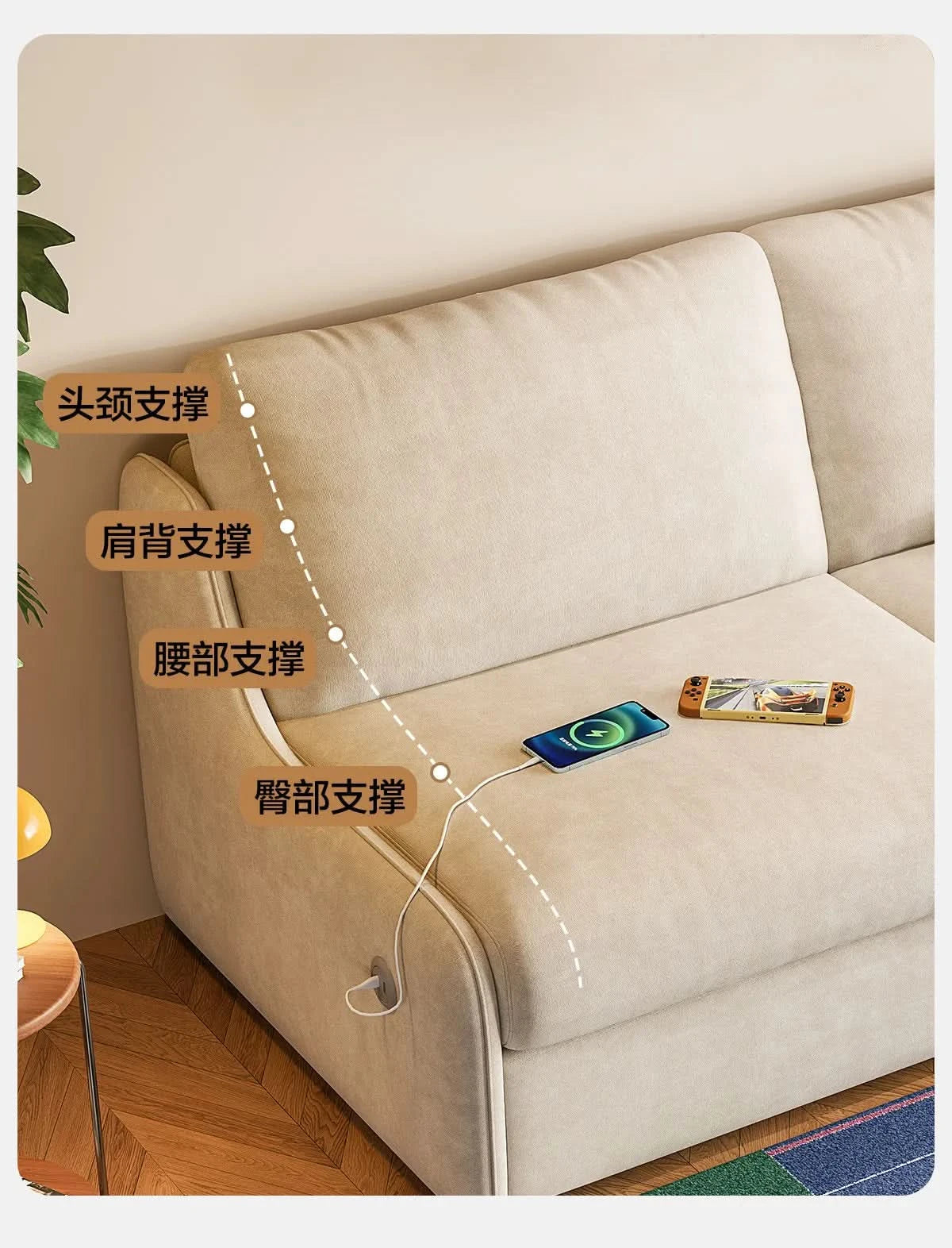 Apartment Multifunctional Living Room Sofa Comfortable Adults Sleeper Cushion Sofa Cinema Relax Meubles De Salon Home Furniture