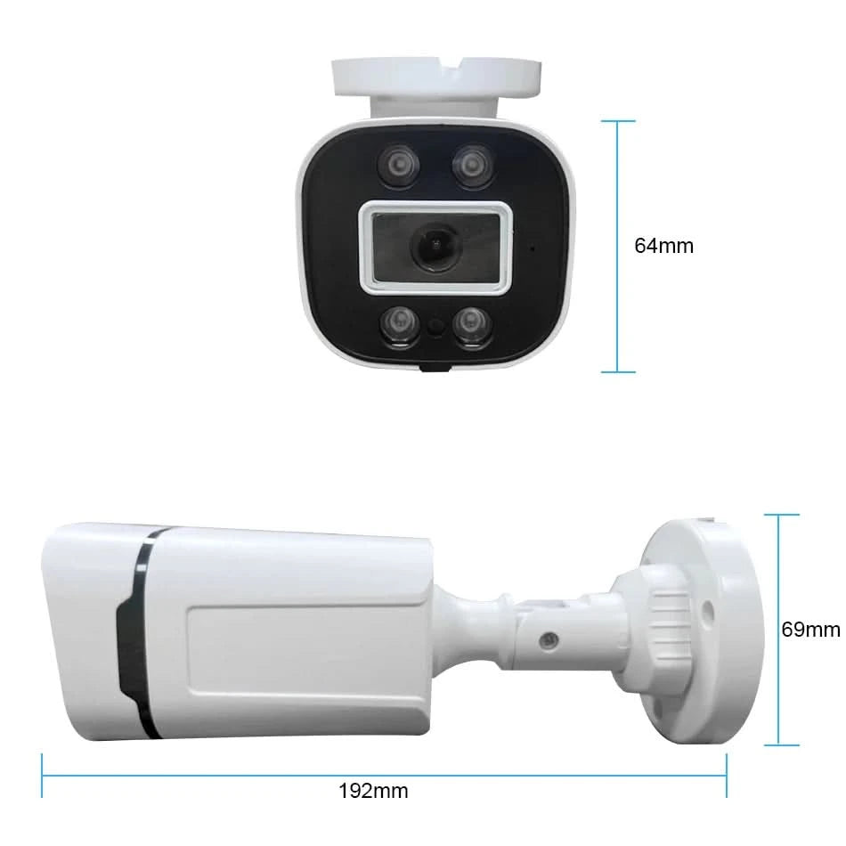 Smar Security Camera System 4CH 5M-N HD DVR Kit CCTV 4PCS 5MP AHD Camera Outdoor Home Security System Video Surveillance Set