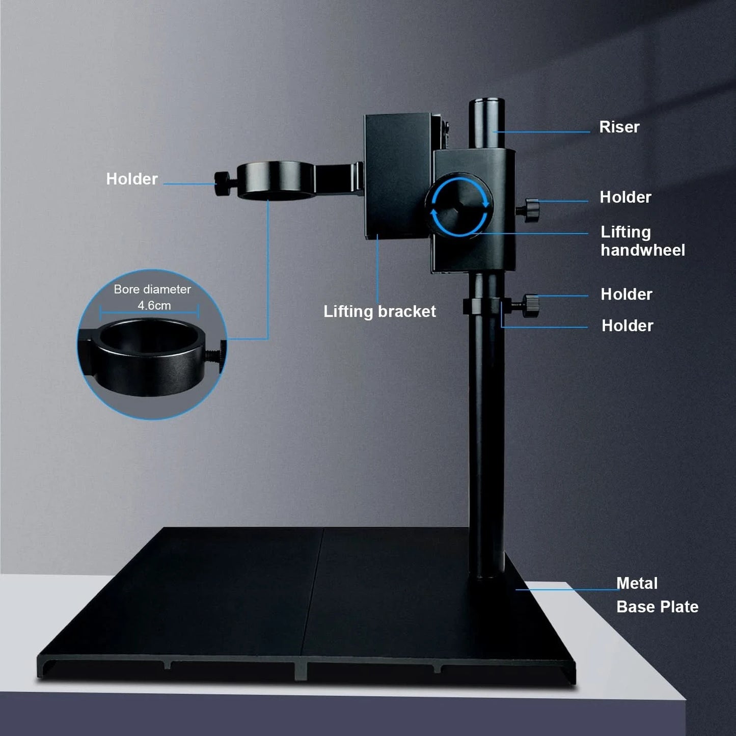 13MP Video Microscope HDMI VGA Industrial Microscope Camera 1-130X/150X/215X C mount Lens For Soldering Repair Image Collection