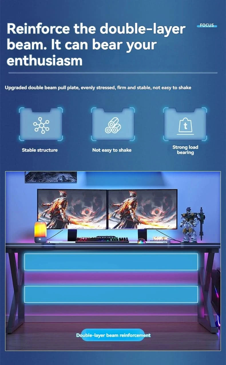 Computer desk, home desk, student learning desk, simple gaming desk, e-sports desk, workbench, office desk