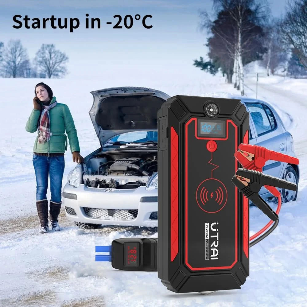 UTRAI Jump Starter 2000A/2500A/4000A/6000A Power Bank Portable Charger Car Booster 12V Auto Starting Device Emergency Car Batter