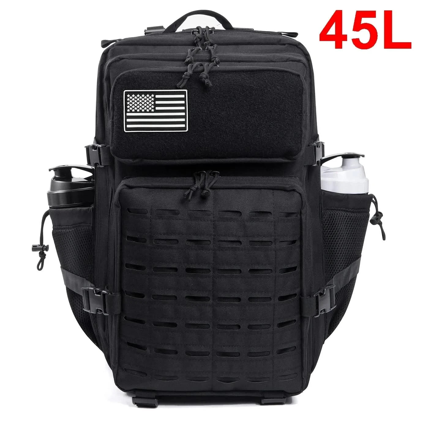 25L/45L Taktische Rucksäcke für Herren und Damen, Outdoor-Aktivitäten, kleine Schulrucksäcke mit Wasserflaschenhalter
