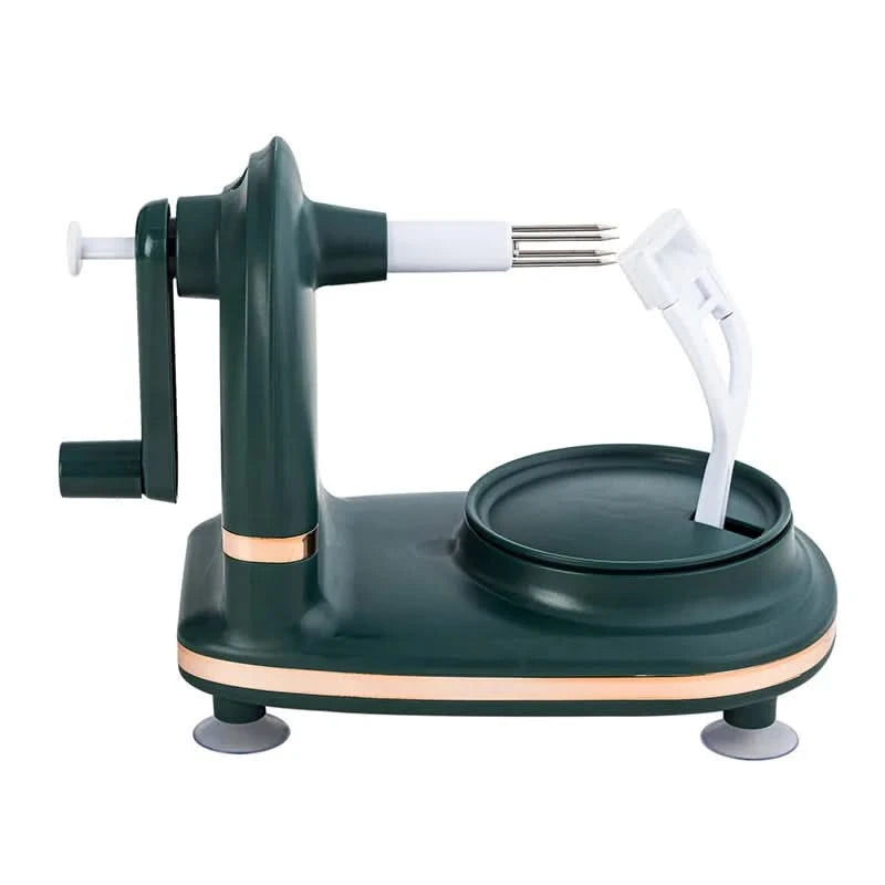 LMETJMA Multi-Function Apple Peeler Rotary Apple Pear Peeler Stainless Steel Apple Mango Potato Peeler with Suction Base JT185