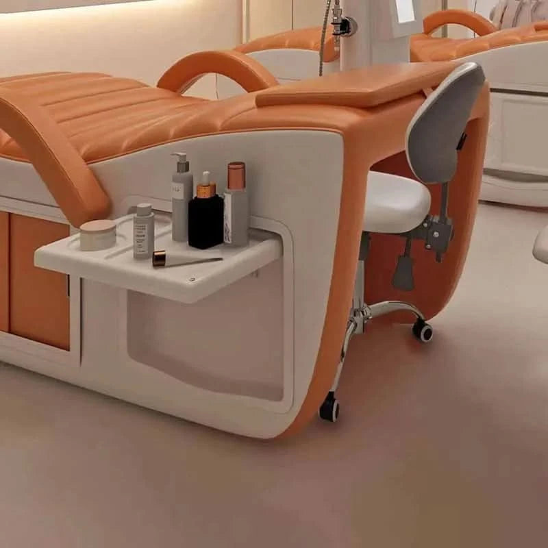 Beauty Profesional Massage Bed Hidden Space Storage Trendy Unique Lash Bed Modern Design Cama De Massagem Salon Furniture