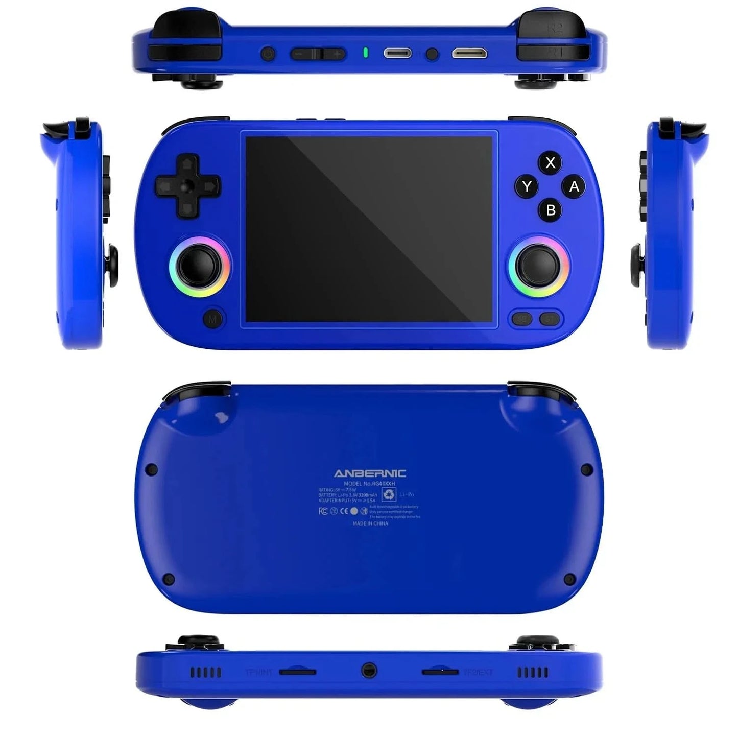 ANBERNIC RG40XX H Retro-Handheld-Spielkonsole RG40XXH Videoplayer Smartpro 4,0 Zoll IPS-Bildschirm Linux 5G WIFI 256G 300+ PSP-Spiele