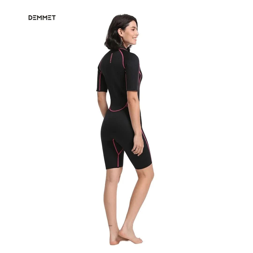 Taucher-Neoprenanzug 1,5-3 mm, einteilig, Neopren, Herren und Damen, Ganzkörper-Neoprenanzug, Sonnenschutz, warm, Badeanzug, Schwimmen, Surfen, Schnorcheln