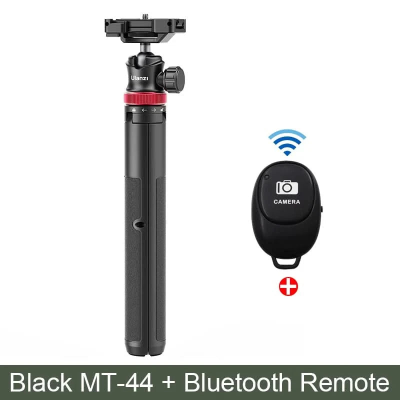 Ulanzi MT-44 ausziehbares Vlog Live-Streaming Stativ mit Handyhalterung 42 Zoll für DSLR SLR Kamera GoPro Smartphone