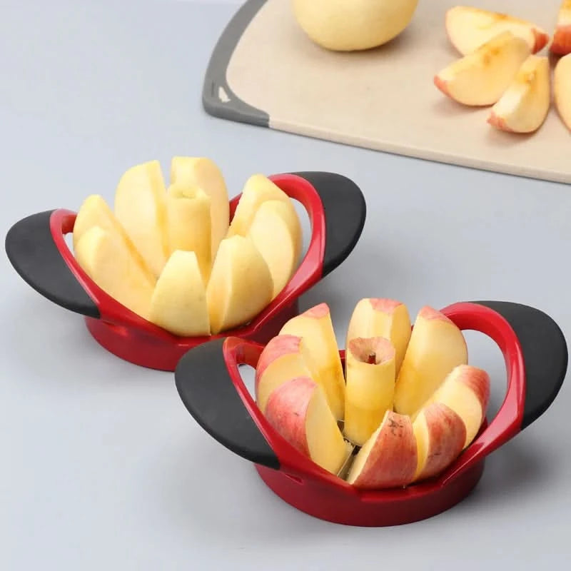 Upgrade Apple Slicer Fruit Cutter Stainless Steel Apple Knife Multifunctional Corer Kitchen Easy To Use Tool Peeler Apple Slicer