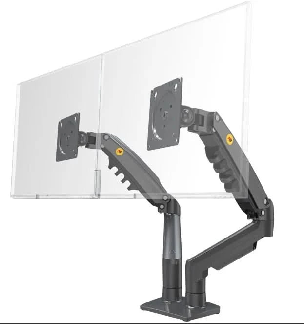 Weiße Dual-Monitorhalterung 17-30 Zoll, Halterung Belastbarkeit 2-9 kg pro Arm, NB F160