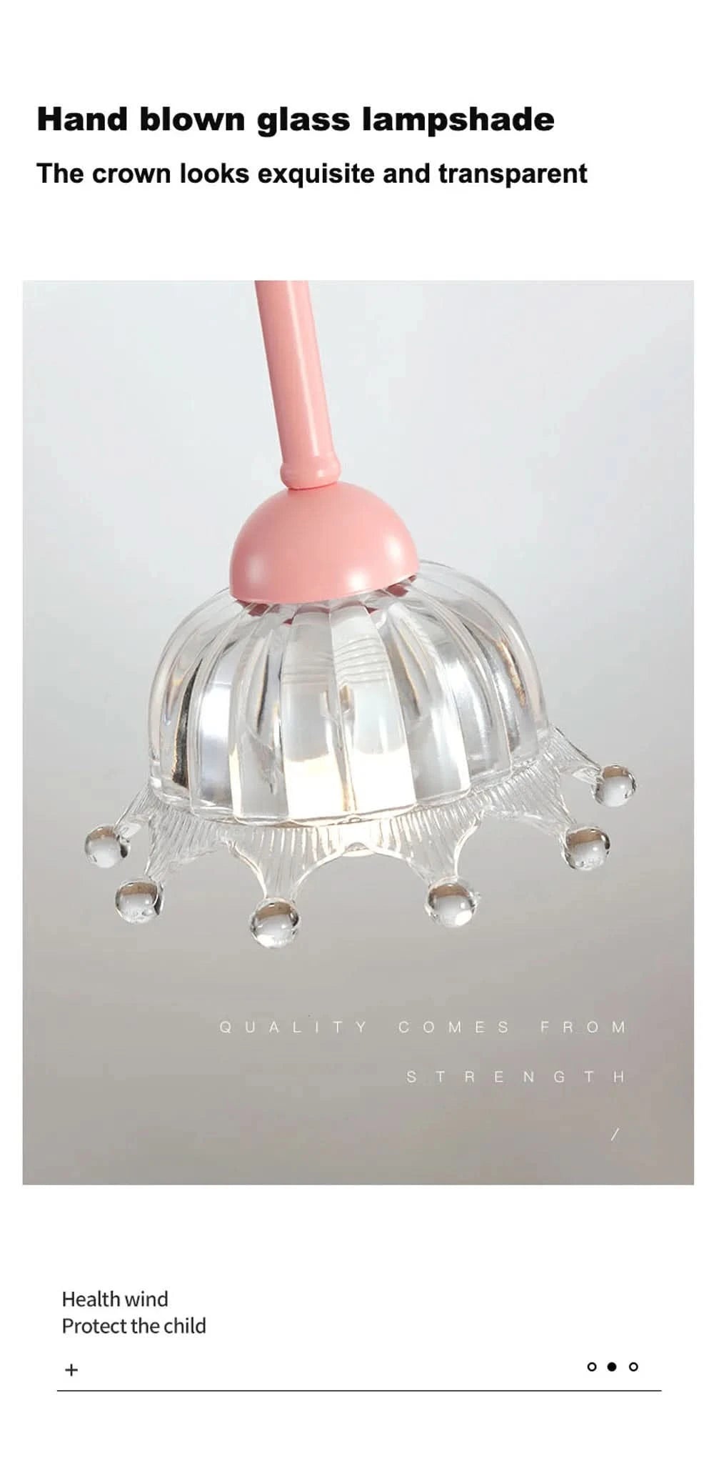 Romatic Princess Room Girl LED Pendant Lamp For Bedroom Lighting Ceramic Glass Sconces Pink Bowknot Ceiling Suspended Light
