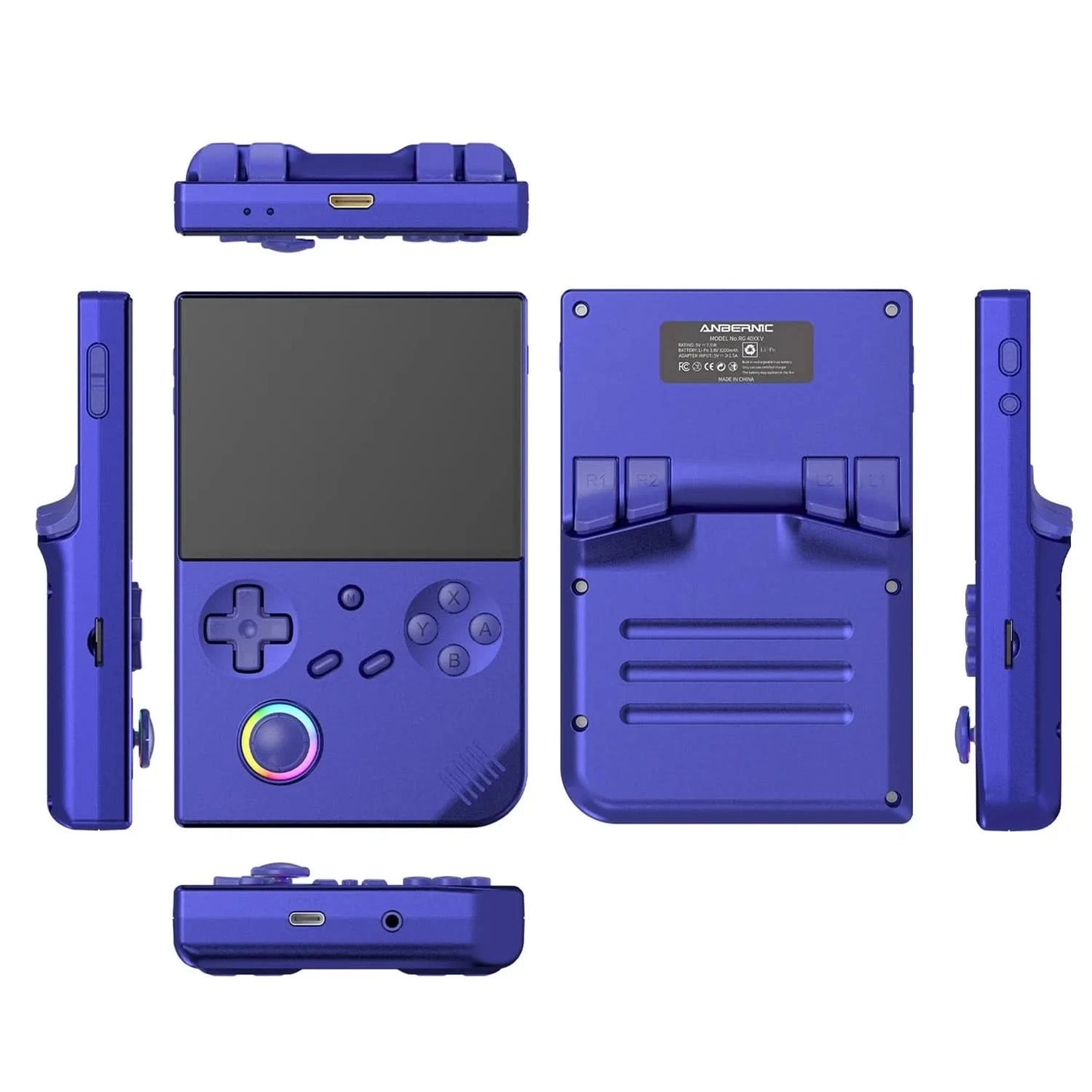 ANBERNIC RG40XXV Retro Handheld Game Console Linux 64bit System 4"IPS Screen 3200mAh RGB Joystick WIFI Video Gaming Consoles PSP