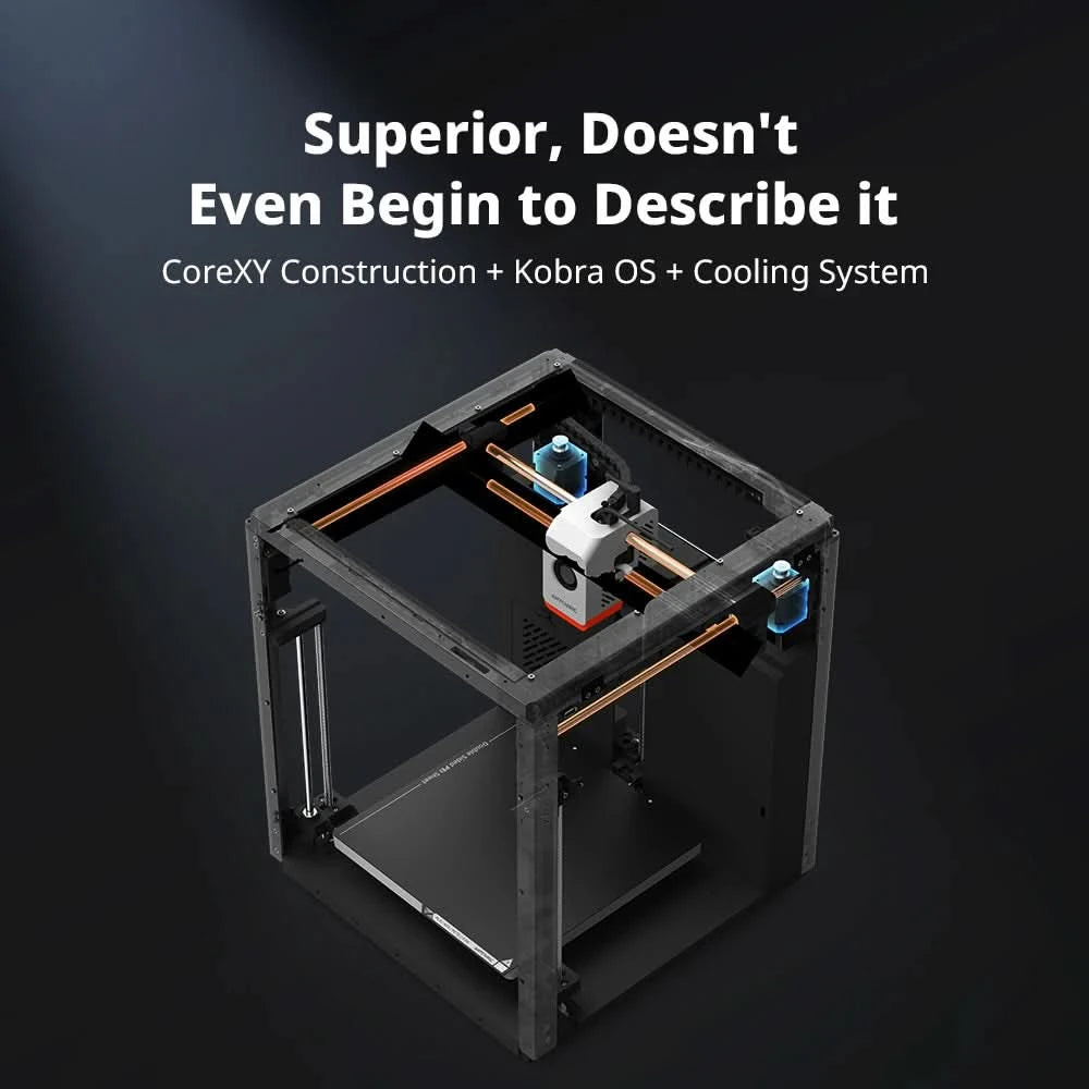 Anycubic Kobra S1 Combo Multi-Color 3D Printer Up to 600mm/s High Speed Printing Auto Leveling CoreXY Structure Direct Extruder