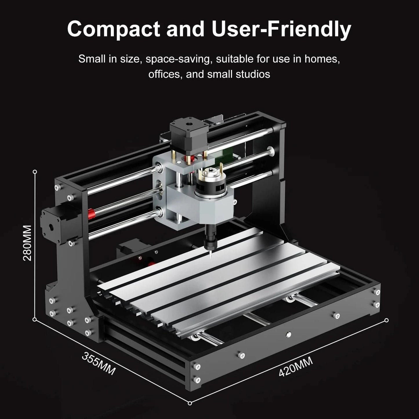Twotrees TTC3018 CNC Engraver Machine GRBL Control Milling Router DIY Cutting 3-axis PCB PVC Mini Wood Engraving Machine