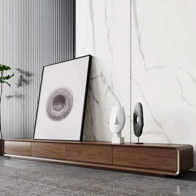 Wooden Long Tv Table Modern Design Nordic Accent Luxury Decoration Fashion Tv Stands Interior Archivadores Room Decorations